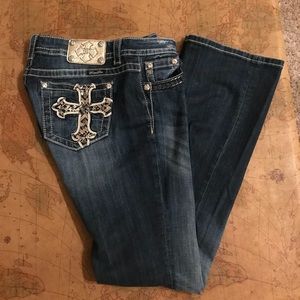 Miss Me- Mid-rise Easy Bootcut Jeans
